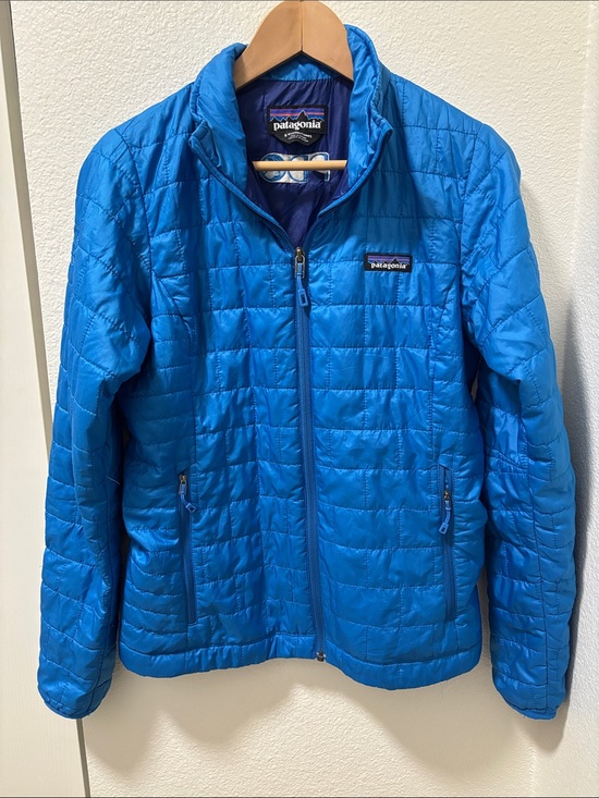 Patagonia Jackets & Blazers - Patagonia Nano Puff Zip Up Jacket Size Small Blue | hiking | gorpcore | camping